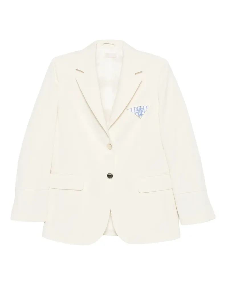 Liu Jo notched-lapel blazer - Nude Nude
