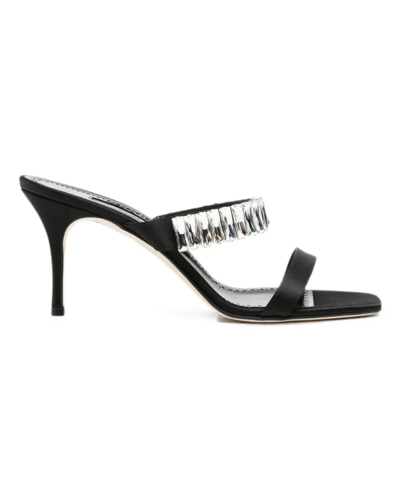 Manolo Blahnik Sakobay crystal-embellished sandals - Schwarz Schwarz