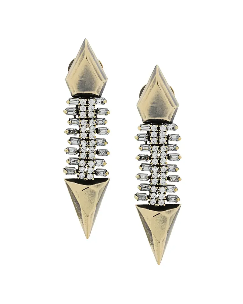 IOSSELLIANI White Eclipse' Ohrringe - Gold Gold