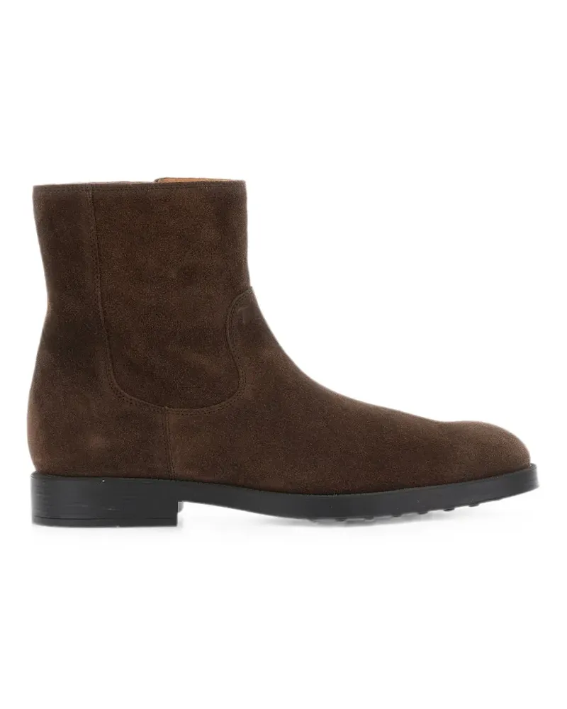TOD'S Chelsea-Boots aus Wildleder - Braun Braun