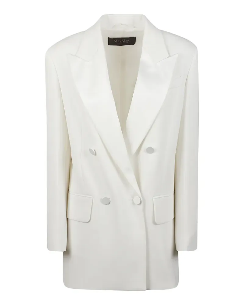 Max Mara double-breasted blazer - Weiß Weiß