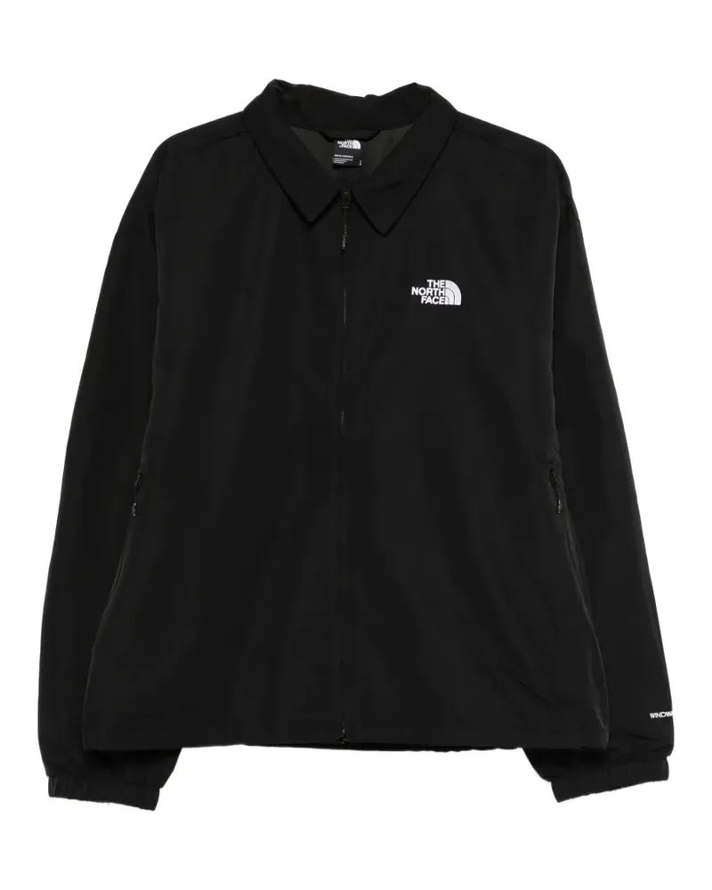 The North Face logo zip jacket - Schwarz Schwarz