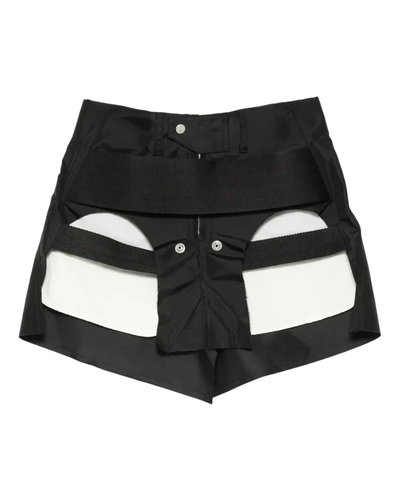 Rick Owens Temple Minirock - Schwarz Schwarz