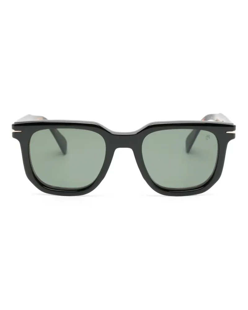 EYEWEAR by DAVID BECKHAM Brille mit getönten Clip-On-Gläsern - Schwarz Schwarz