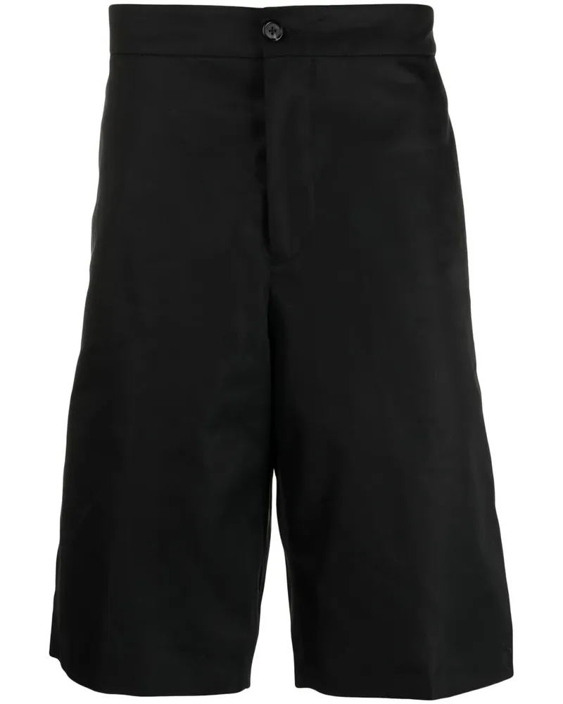 Alexander McQueen Shorts mit geradem Bein - Schwarz Schwarz