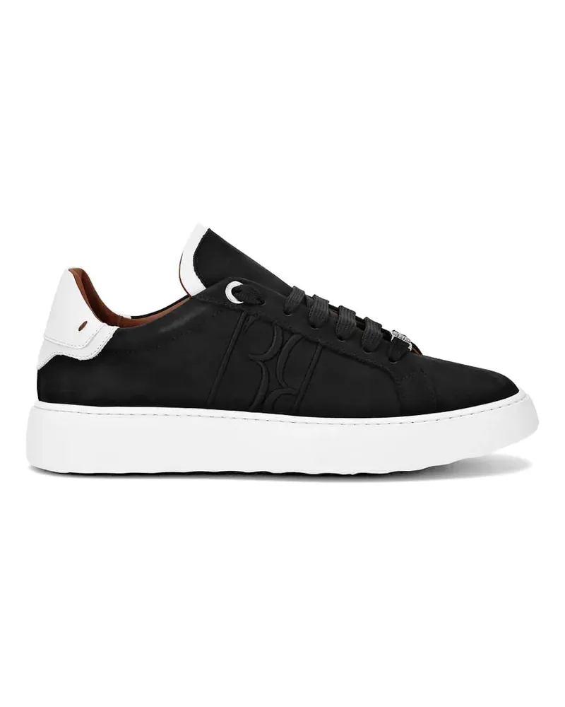 Billionaire logo low-top sneakers - Schwarz Schwarz