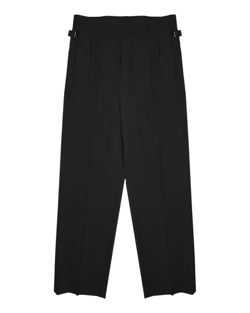 Be Able pressed-crease side-adjuster tailored trousers - Schwarz Schwarz