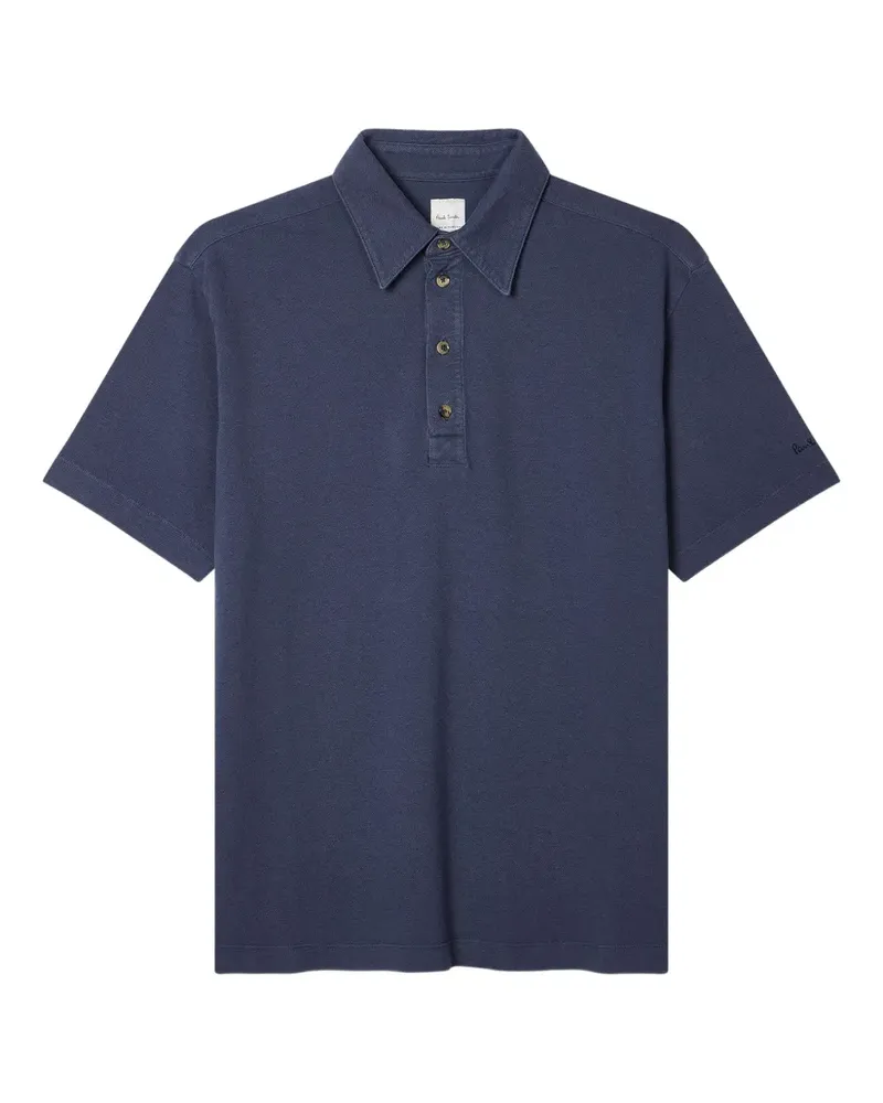 Paul Smith Poloshirt mit Logo-Stickerei - Blau Blau