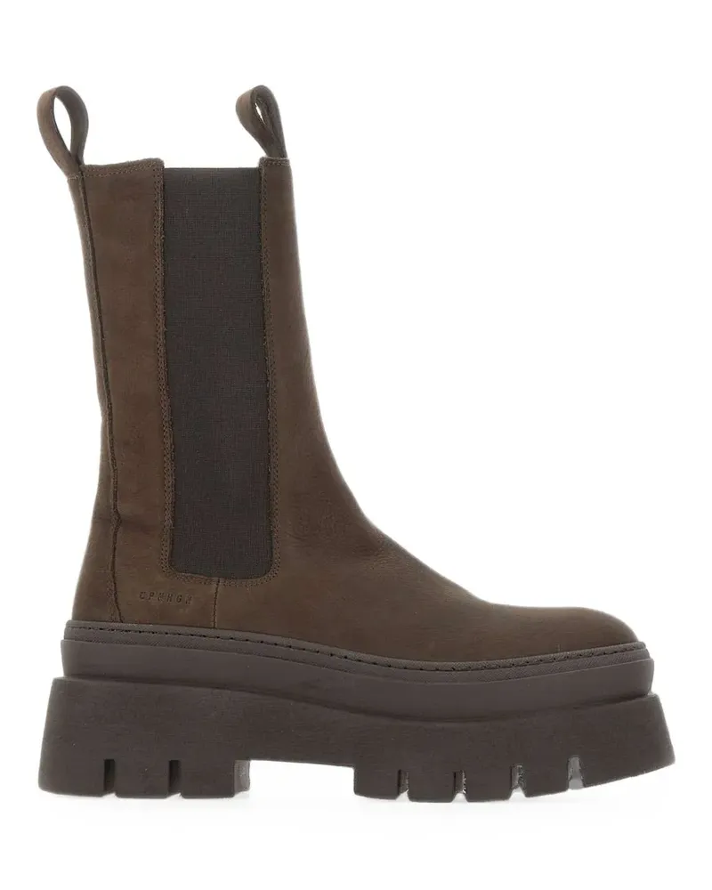 Copenhagen nubuck leather Chelsea boots - Braun Braun