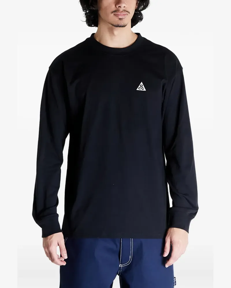 Nike ACG Langarmshirt - Schwarz Schwarz