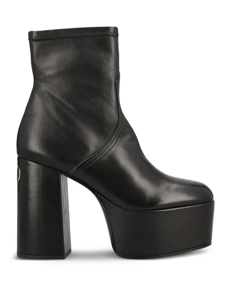Valentino Garavani VLogo Signature platform ankle boots - Schwarz Schwarz