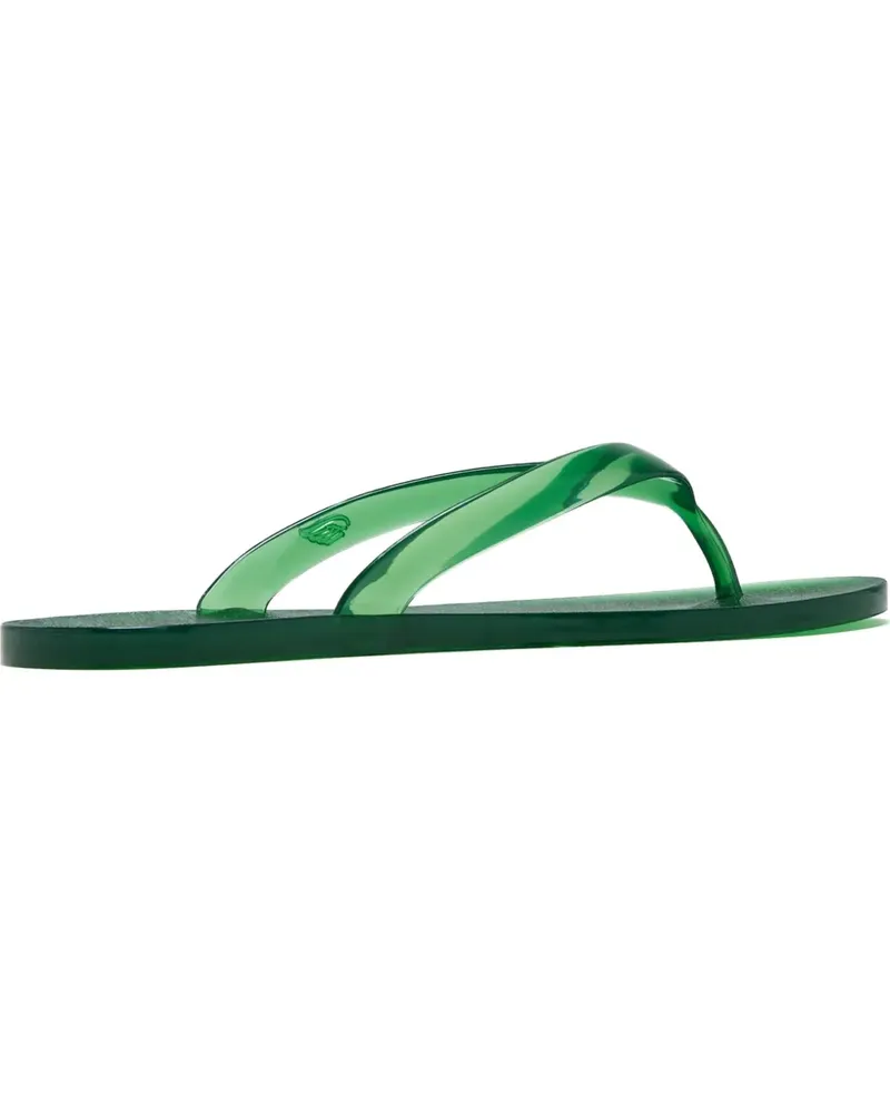 Ancient Greek Sandals Flip-Flops mit T-Riemen - Grün Grün