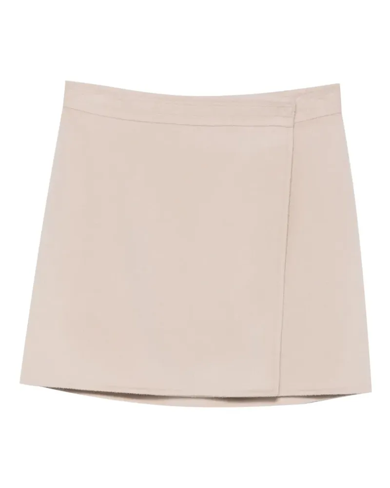Semicouture Minirock mit geradem Saum - Nude Nude