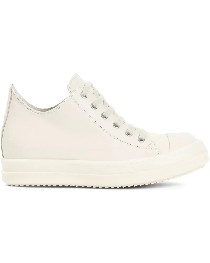 Rick Owens High-Top-Sneakers aus Leder - Nude Nude