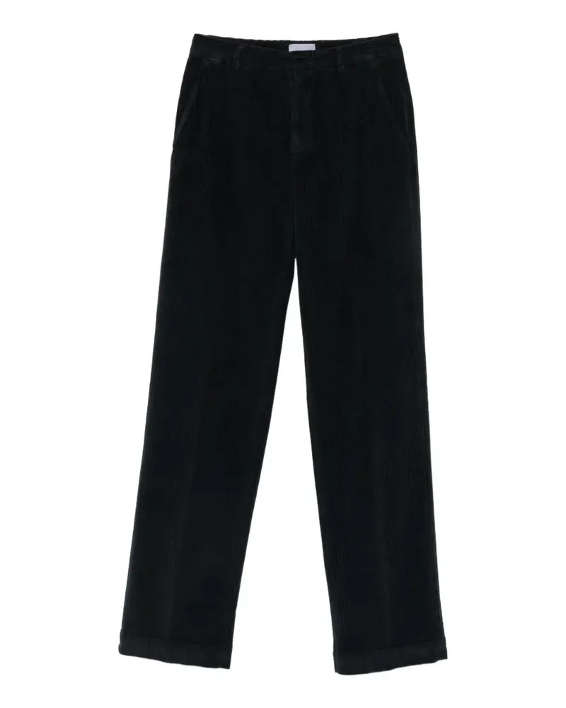 Cellar Door Straight-Leg-Hose aus Cord - Schwarz Schwarz