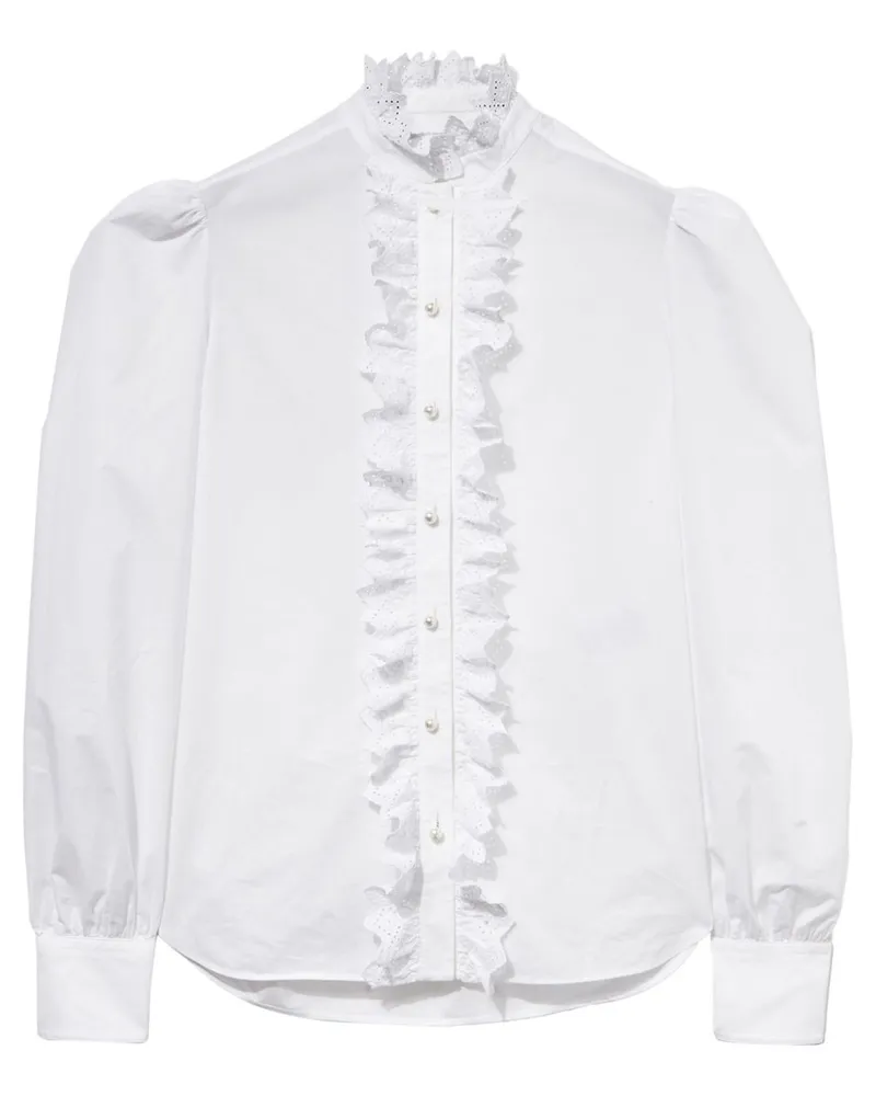 Emilio Pucci Hemd mit Rüschen - Weiß Weiß