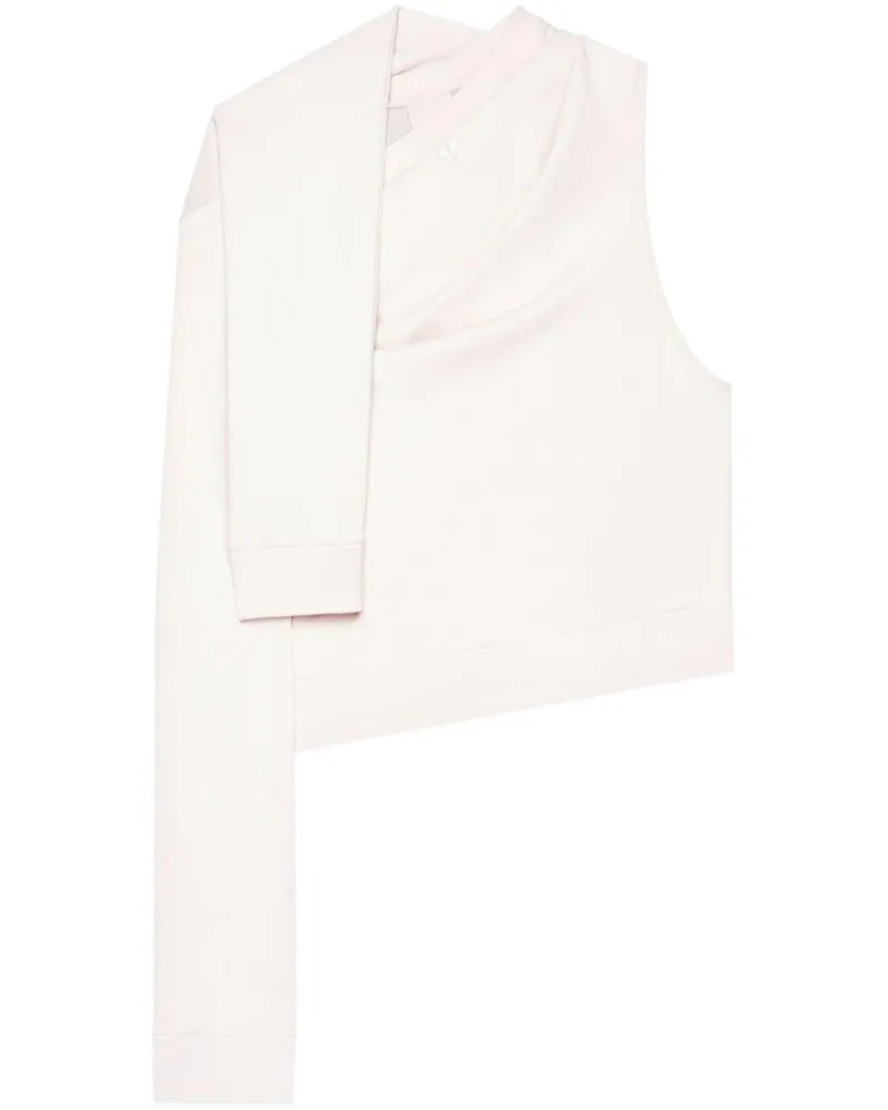 Courrèges Asymmetrisches Sweatshirt - Nude Nude