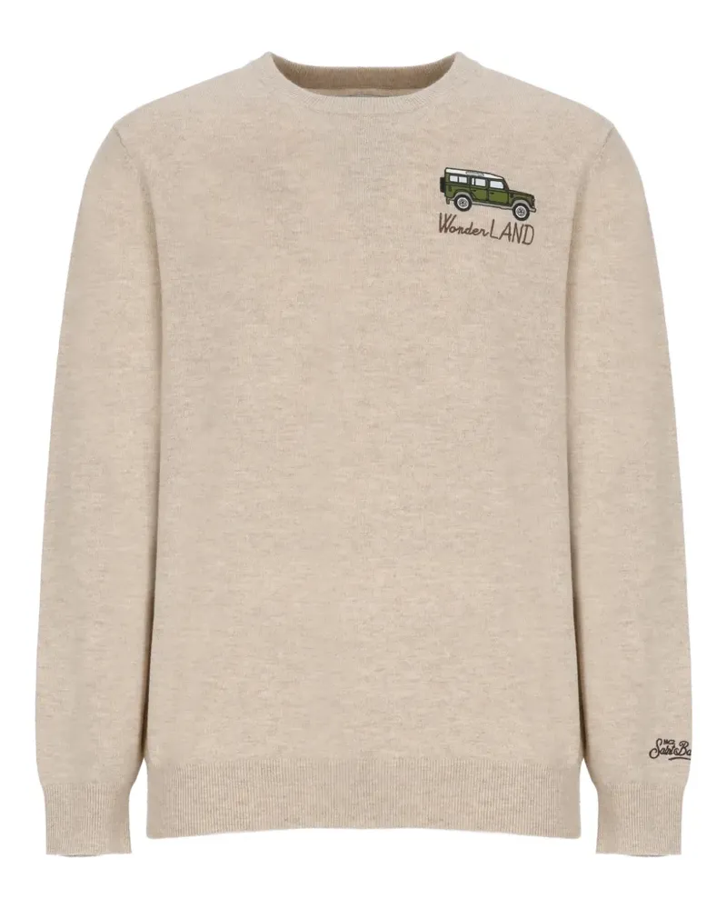 MC2 Saint Barth Pullover mit Autostickerei - Nude Nude