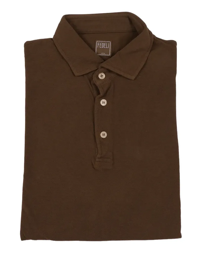 Fedeli cotton polo shirt - Braun Braun