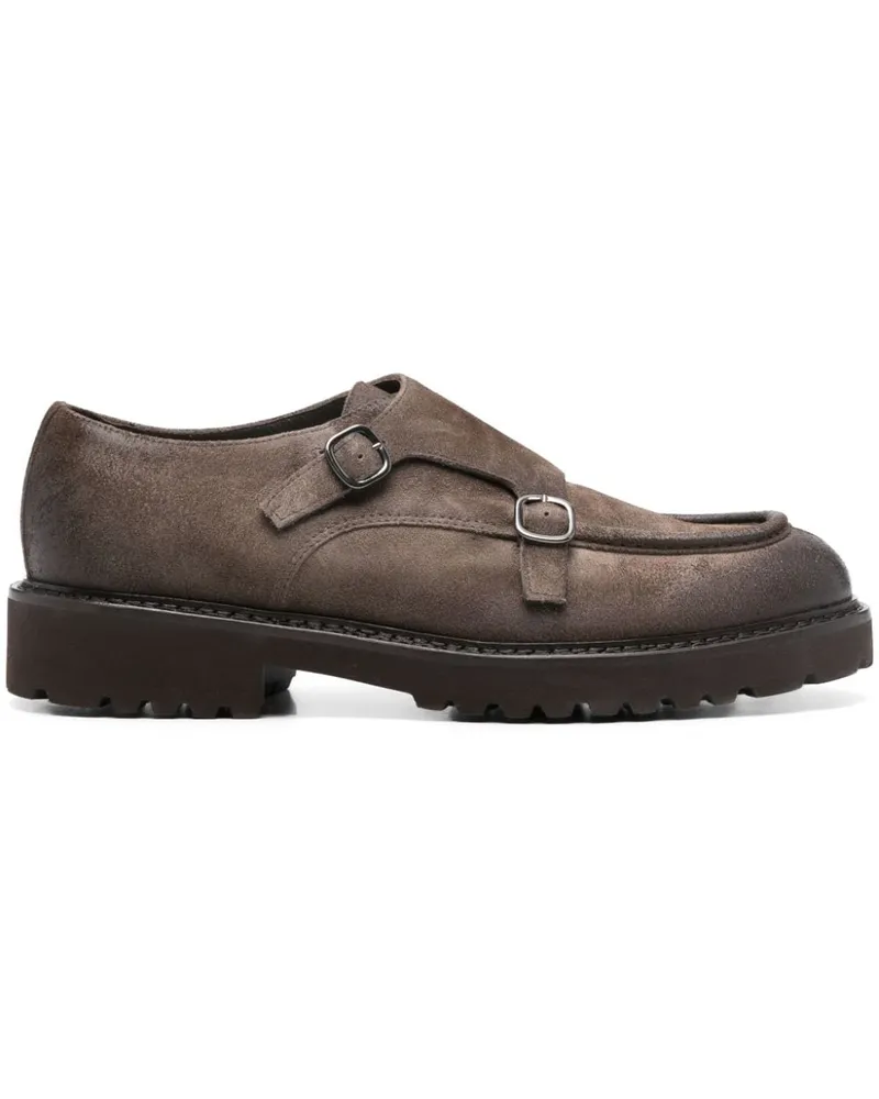 Doucal´s Monk-Schuhe aus Wildleder - Braun Braun