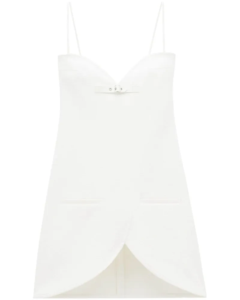 Courrèges Ellipse Minikleid - Weiß Weiß