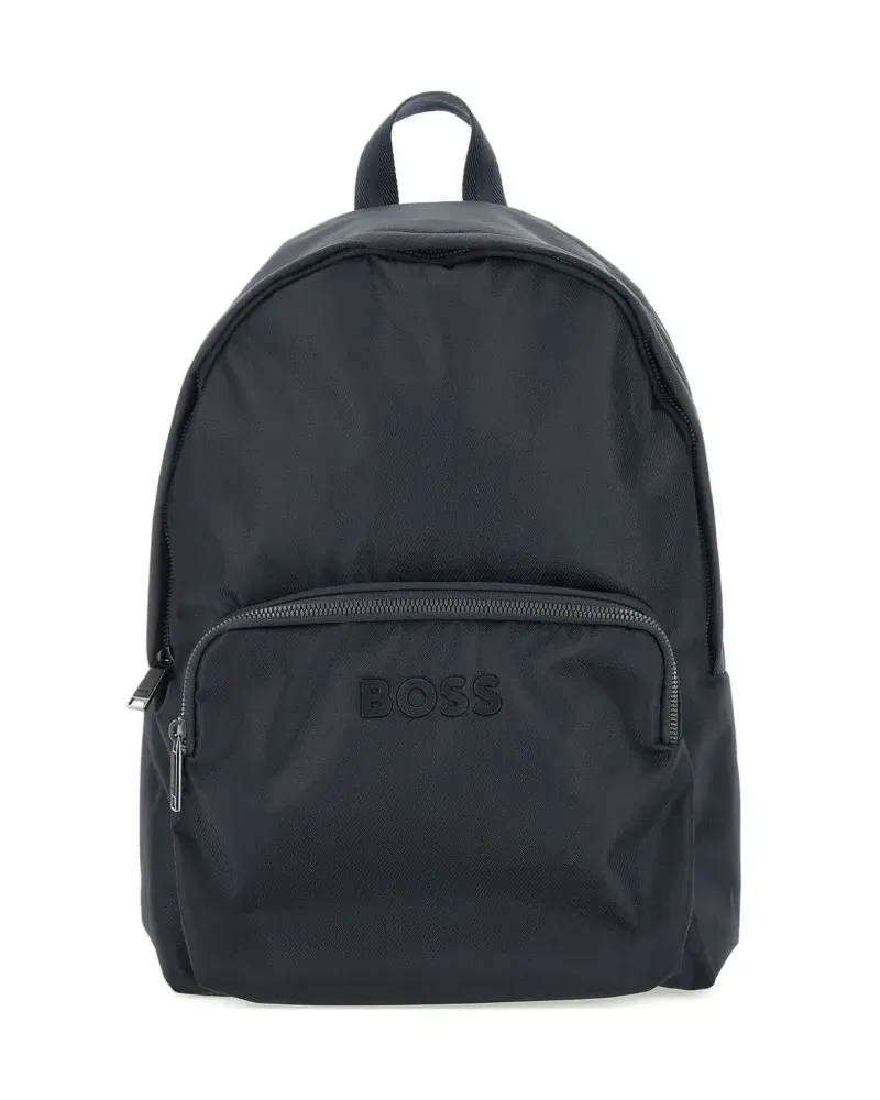 HUGO BOSS Rucksack mit Logo-Print - Blau Blau