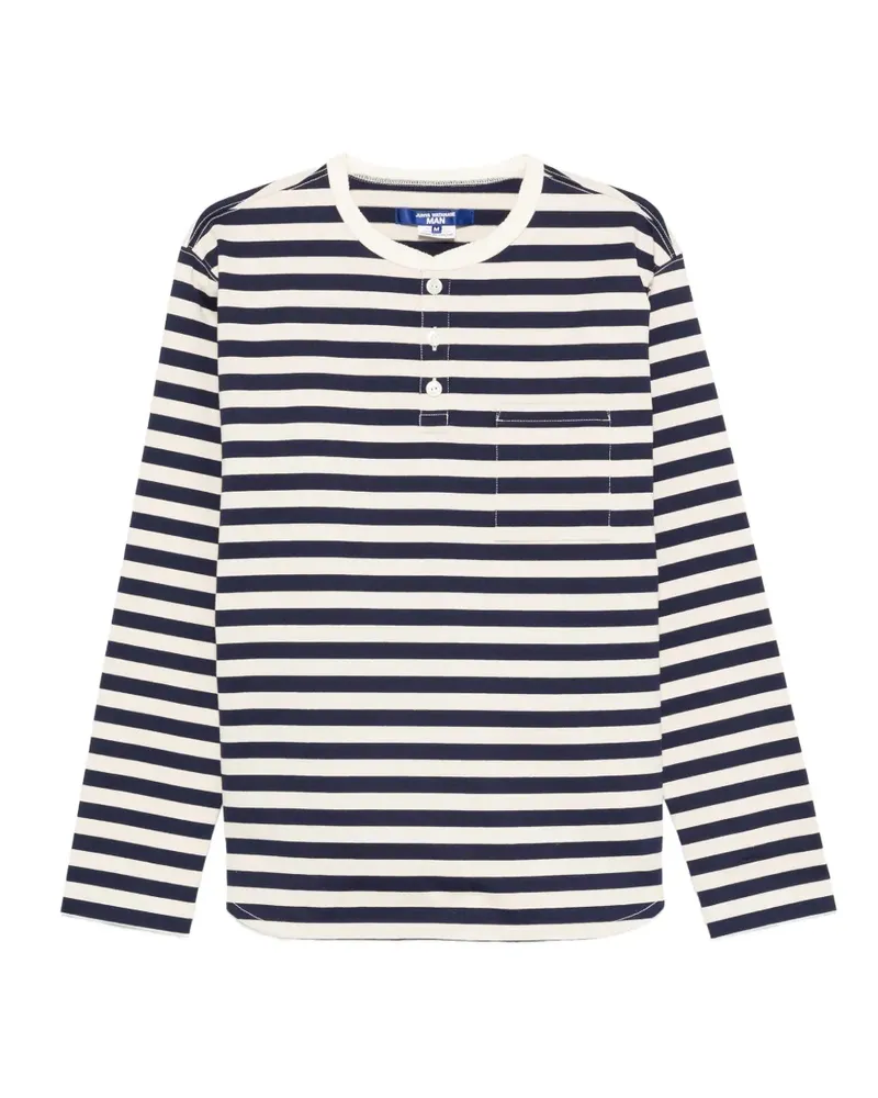 Junya Watanabe WQT006 1 - NATURAL / NAVY - Blau Blau
