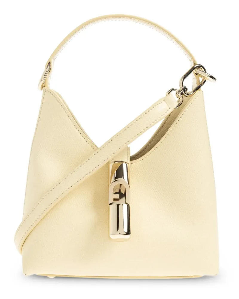 Furla mini Iride leather mini bag - Nude Nude