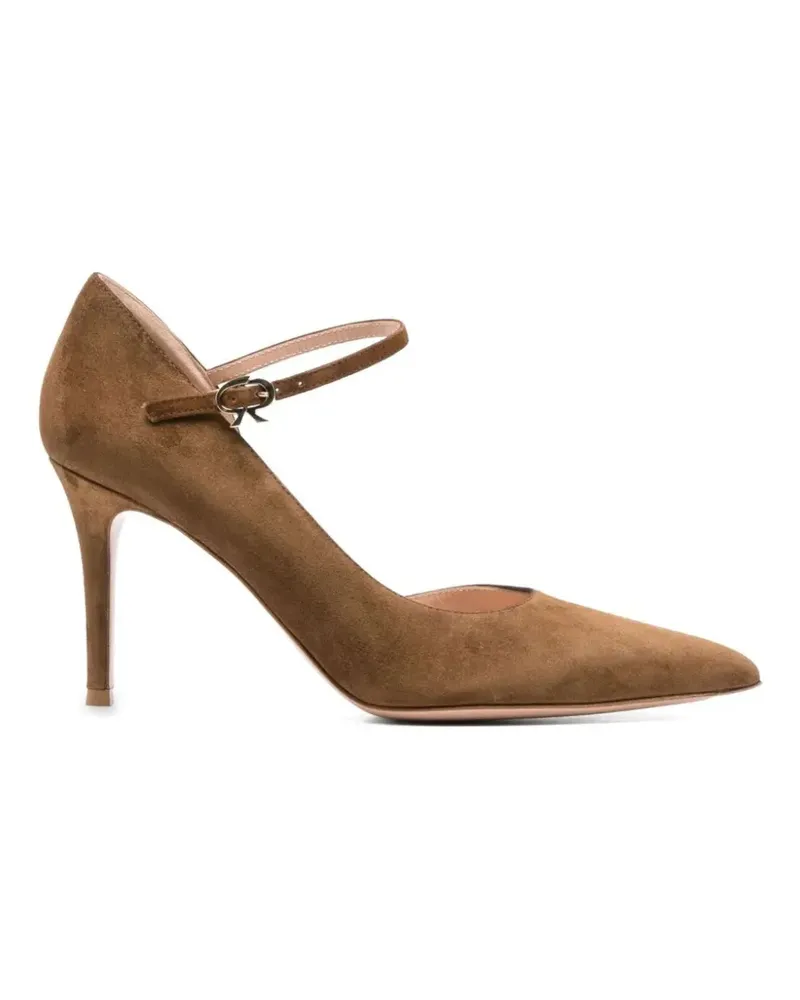 Gianvito Rossi Pumps mit spitzer Kappe - Braun Braun