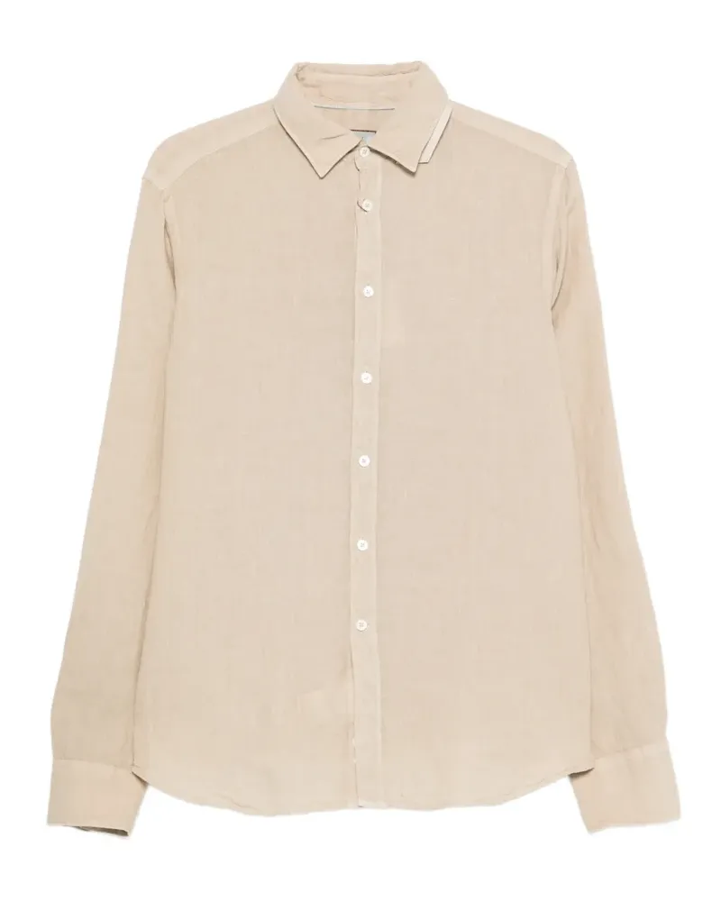 Canali Klassisches Hemd - Nude Nude