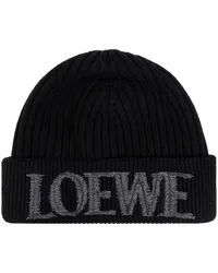 Loewe Beanie mit Logo-Stickerei Schwarz