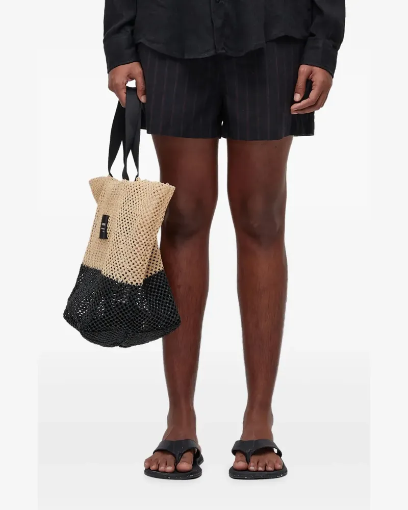 Osklen Shorts mit Nadelstreifen - Grau Grau