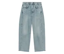 Ausgefranste Charlie Jeans - Blau