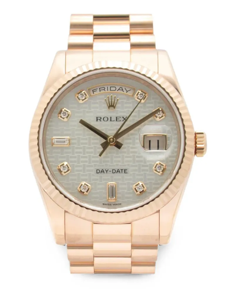 Rolex Day-Date Armbanduhr 36mm - Weiß Weiß