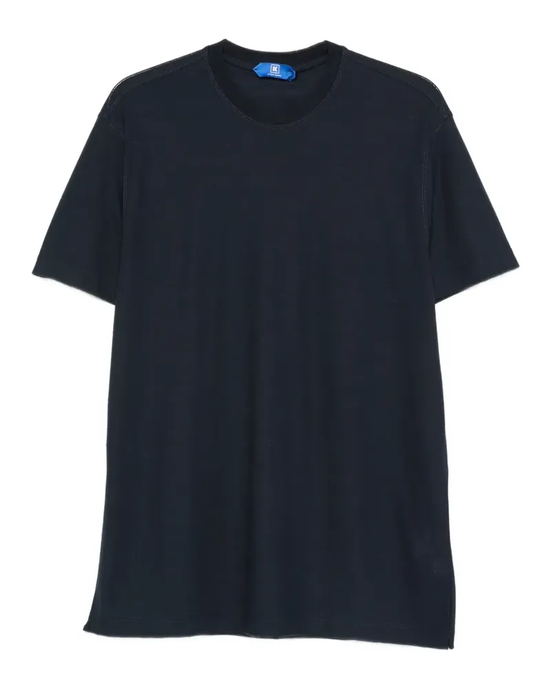 KIRED T-Shirt mit V-Ausschnitt - Blau Blau