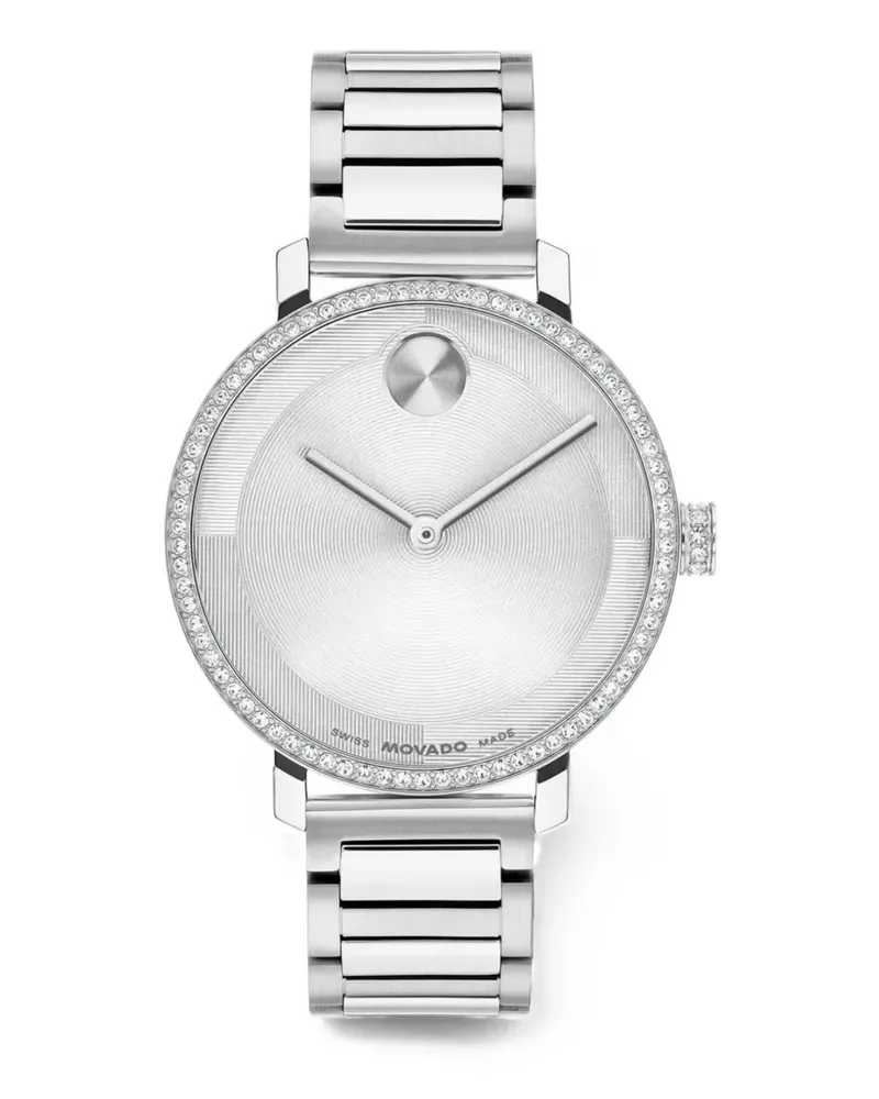 Movado Bold Evolution 2.0 crystal-embellished 34mm watch - Silber Silber