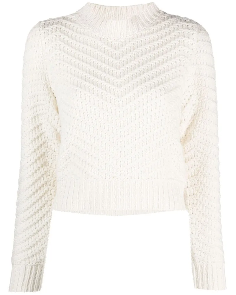 Fabiana Filippi Gestrickter Pullover - Weiß Weiß