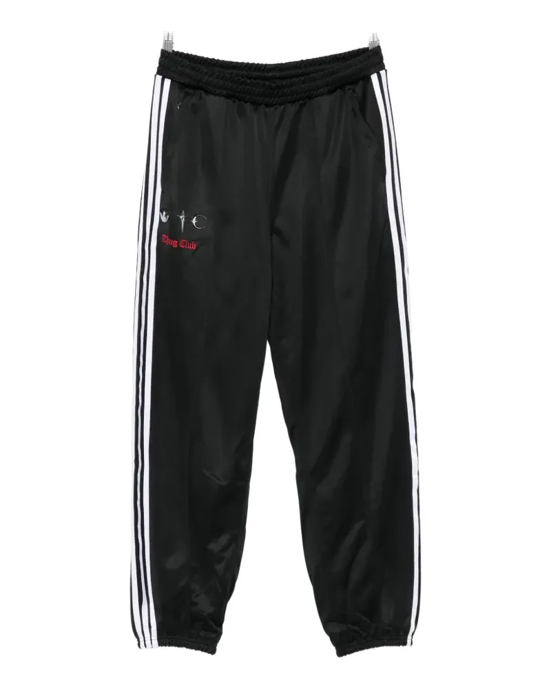 adidas stripe logo joggers - Schwarz Schwarz