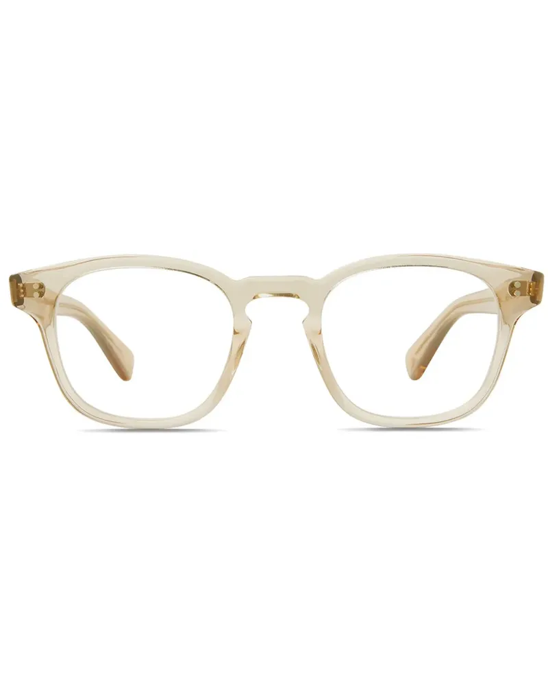 Garrett Leight Brille mit geometrischem Gestell - Gelb Gelb
