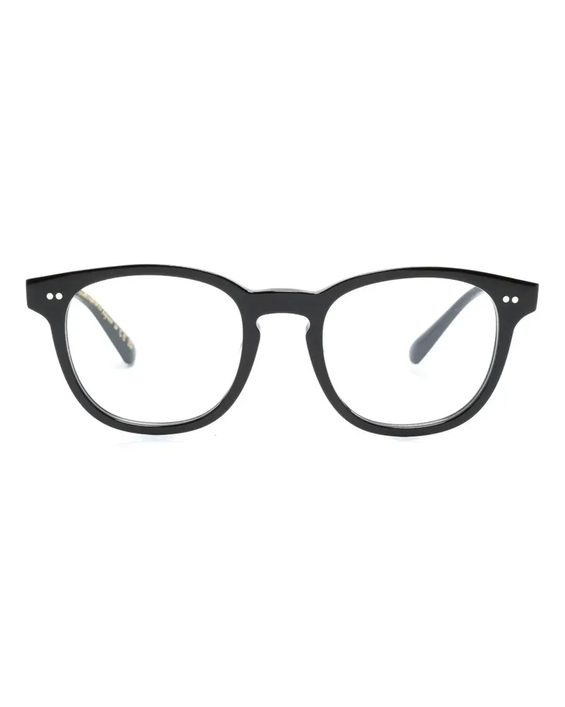 Oliver Peoples Kisho Brille mit eckigem Gestell - Schwarz Schwarz