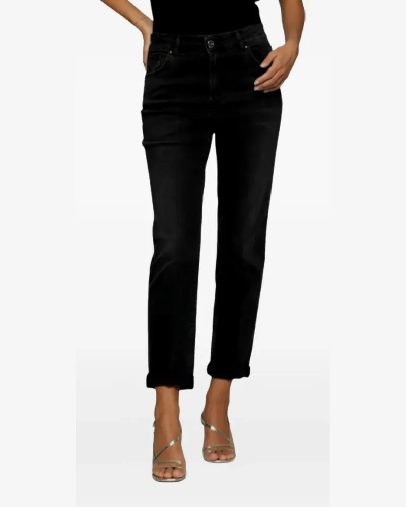 Kocca Grant cropped jeans - Schwarz Schwarz