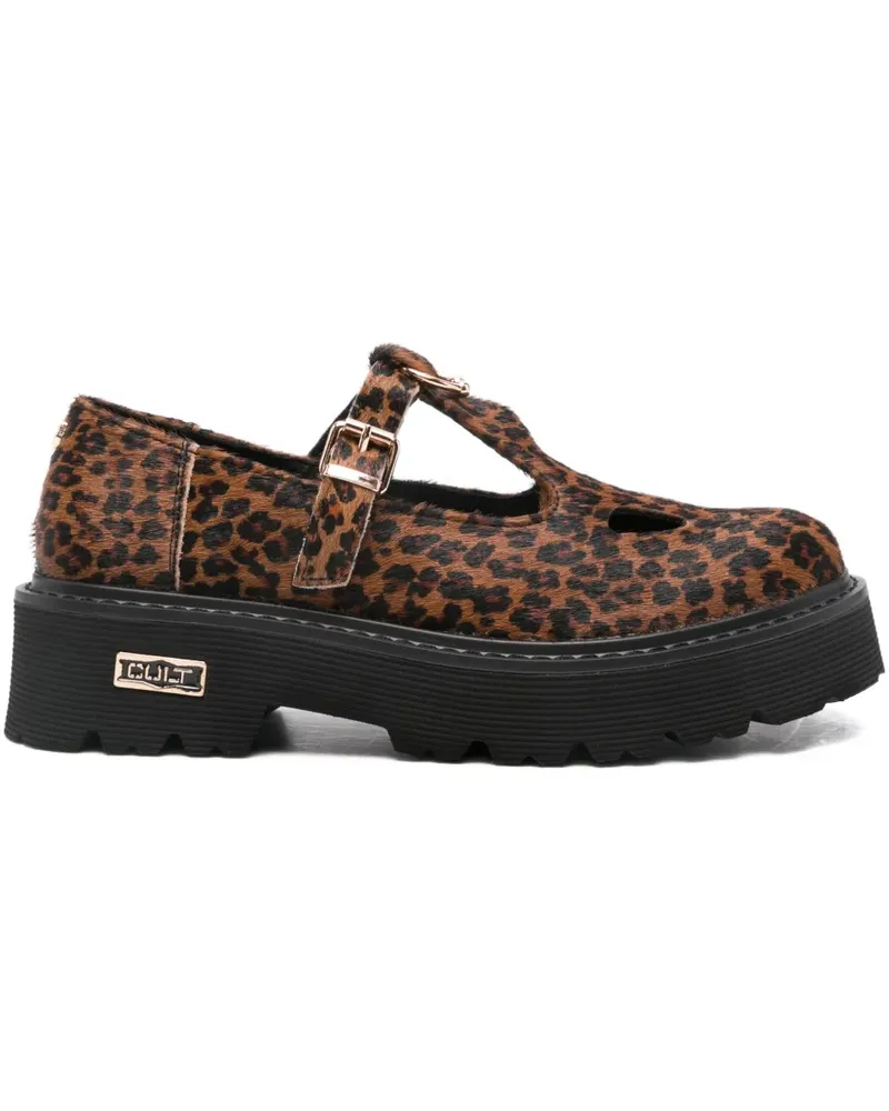 Cult Pumps mit Leoparden-Print - Braun Braun