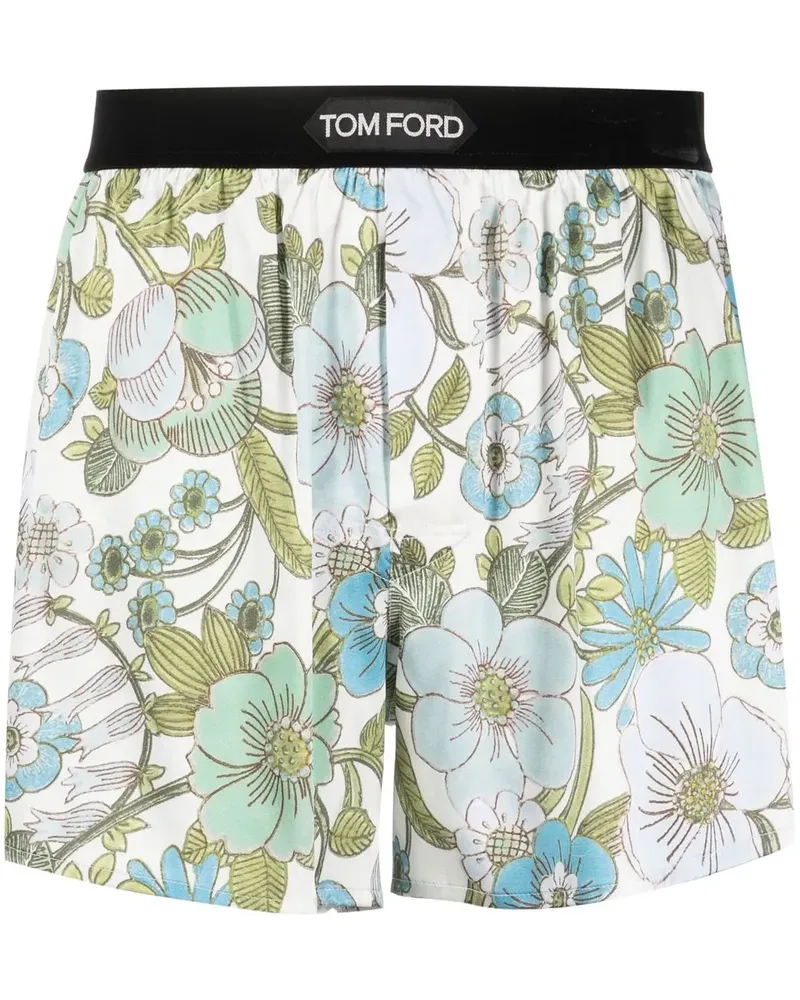 Tom Ford Boxershorts mit Blumen-Print - Nude Nude