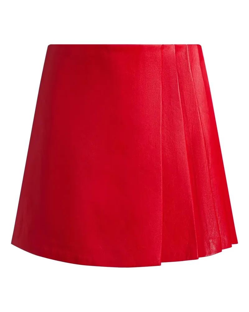 Alice + Olivia Toni Minirock in A-Linie - Rot Rot