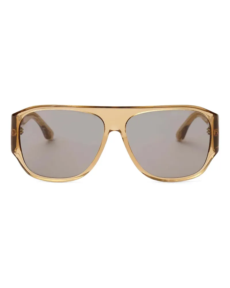 Isabel Marant Sonnenbrille mit eckigem Gestell - Nude Nude
