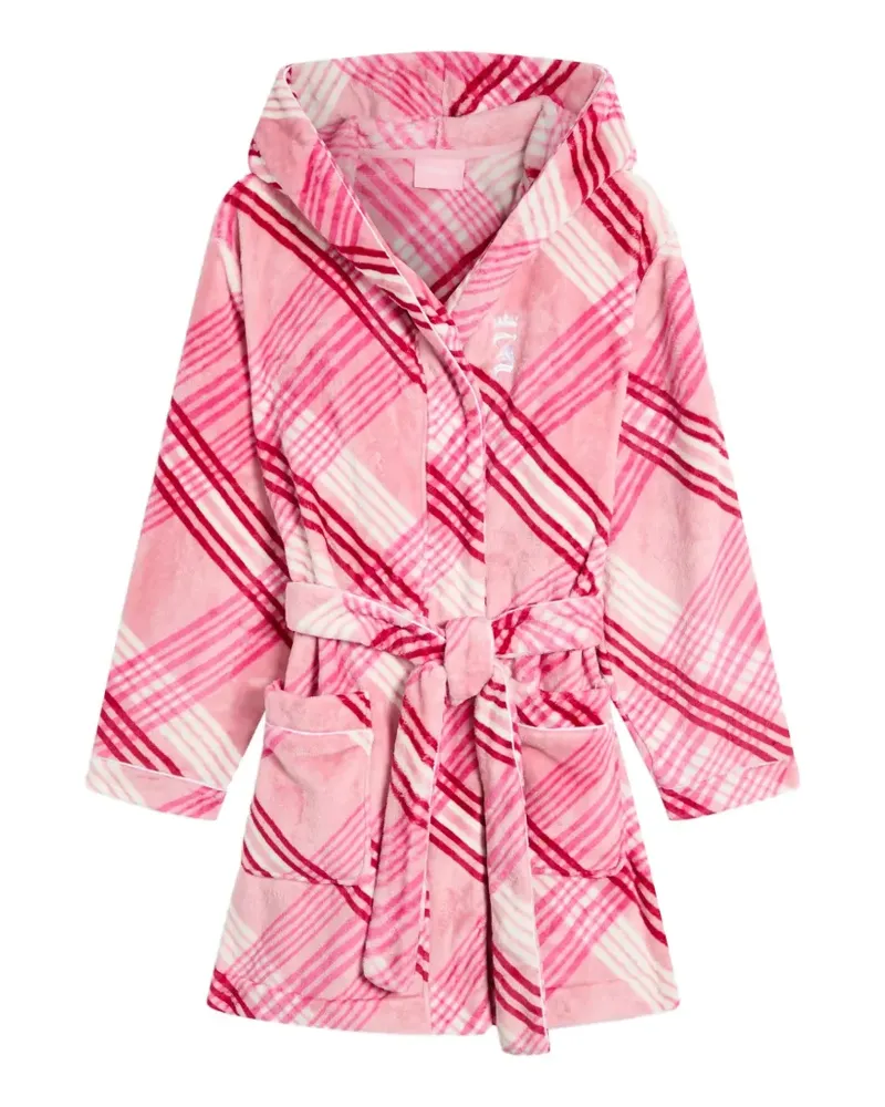 Juicy Couture Morgenmantel mit Check-Print - Rosa Rosa