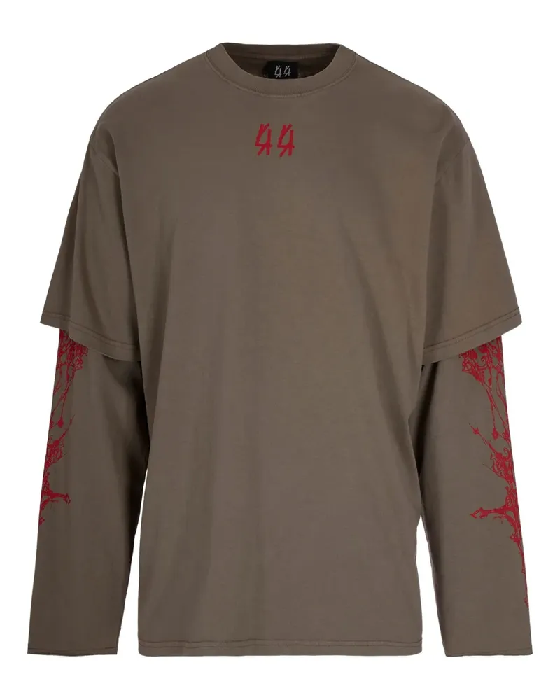 44 LABEL GROUP graphic-print T-shirt - Grün Grün