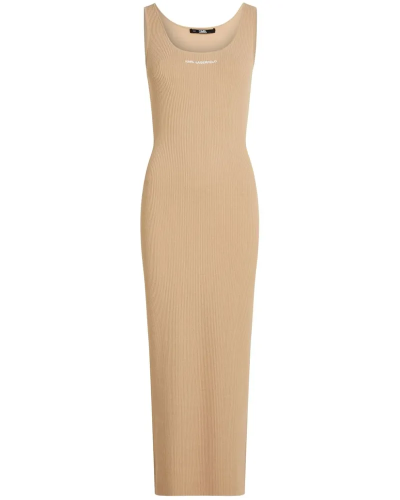 Karl Lagerfeld Ärmelloses Strickkleid - Nude Nude