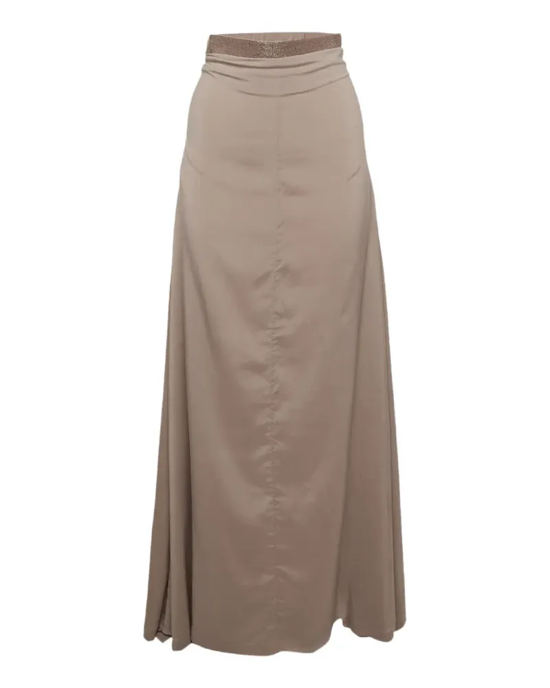 Brunello Cucinelli Monili waistband skirt - Nude Nude