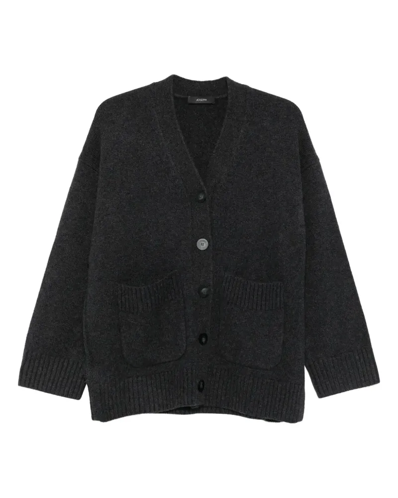 Joseph Geknöpfter Cardigan mit aufgesetzten Taschen - Grau Grau